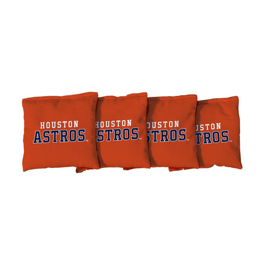 Houston Astros | Orange Corn Filled Cornhole Bags