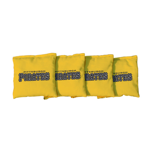 Pittsburgh Pirates | Yellow Corn Filled Cornhole Bags