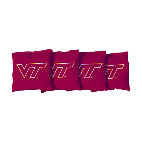 Virginia Tech Hokies | Maroon Corn Filled Cornhole Bags
