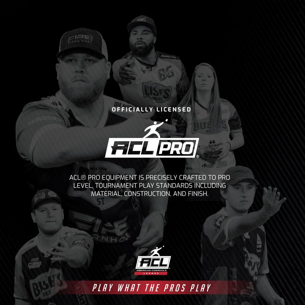 American Cornhole League | ACL PRO CHARCOAL BLACK SLIDE-RITE FLEX