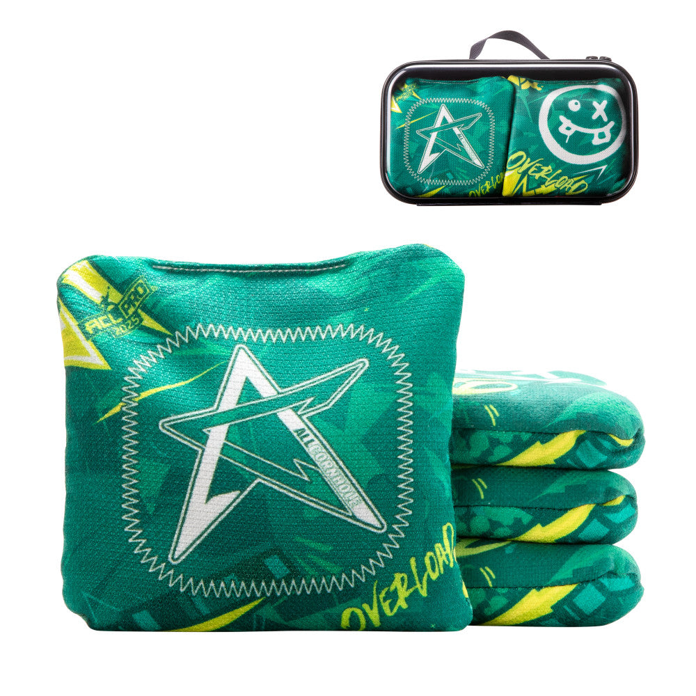 American Cornhole League | ACL® PRO Green Overload Cornhole Bags