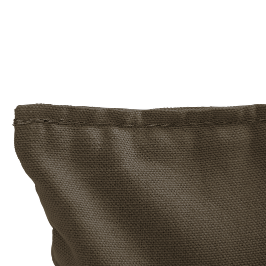 Brown Solid Color Corn Filled Cornhole Bags