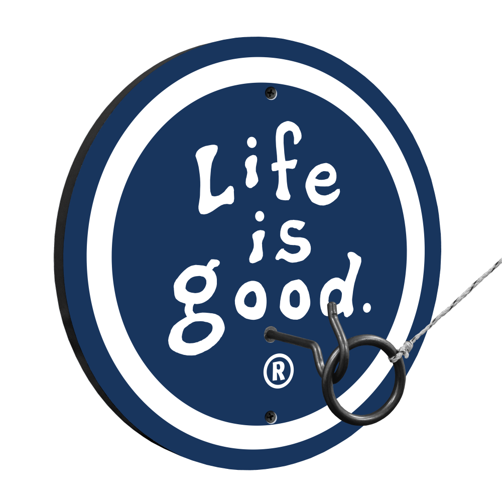 Life Is Good | Navy Hook & Ring