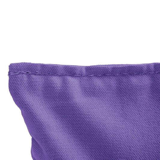 Purple Solid Color Corn Filled Cornhole Bags