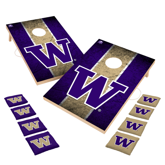 University of Washington Huskies | 2x3 Solid Wood Cornhole