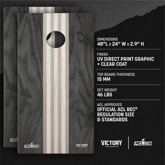 2x4 Tournament Classic Gray Cornhole Set