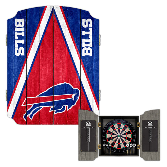Buffalo Bills | Bristle Dartboard Cabinet Set_Victory Tailgate_1