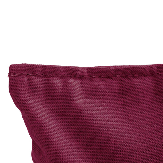 SOLID COLOR CANVAS - Burgundy, solid color, regulation-sized corn filled bags from Victory Tailgate_2