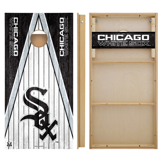 OFFICIALLY LICENSED - Bring your game day experience one step closer to your favorite team with this Chicago White Sox 2x4 Tournament Cornhole from Victory Tailgate_2