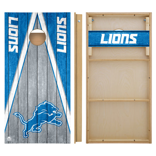 OFFICIALLY LICENSED - Bring your game day experience one step closer to your favorite team with this Detroit Lions 2x4 Tournament Cornhole from Victory Tailgate_2