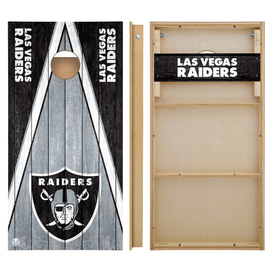 OFFICIALLY LICENSED - Bring your game day experience one step closer to your favorite team with this Las Vegas Raiders 2x4 Tournament Cornhole from Victory Tailgate_2