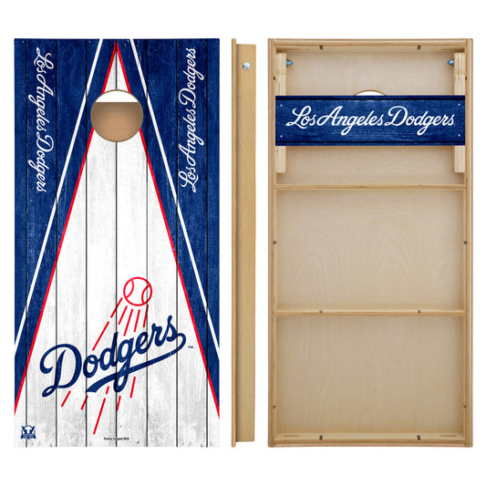 OFFICIALLY LICENSED - Bring your game day experience one step closer to your favorite team with this Los Angeles Dodgers 2x4 Tournament Cornhole from Victory Tailgate_2