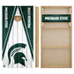 OFFICIALLY LICENSED - Bring your game day experience one step closer to your favorite team with this Michigan State University Spartans 2x4 Tournament Cornhole from Victory Tailgate_2
