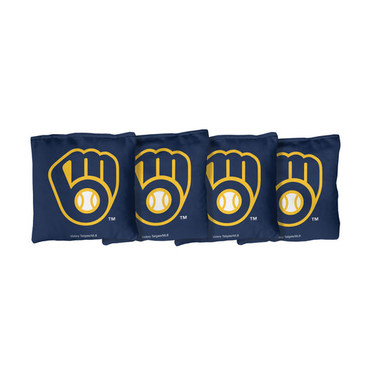 Milwaukee Brewers | Blue Corn Filled Cornhole Bags_Victory Tailgate_1