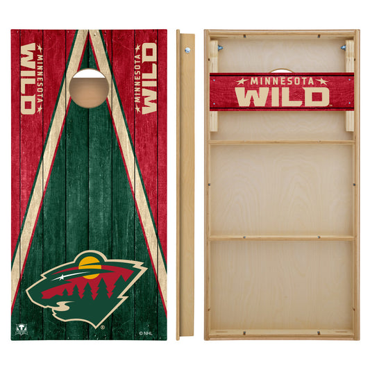 OFFICIALLY LICENSED - Bring your game day experience one step closer to your favorite team with this Minnesota Wild 2x4 Tournament Cornhole from Victory Tailgate_2