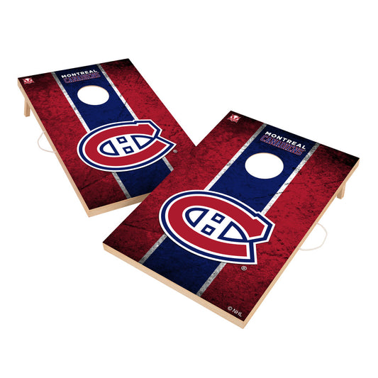 Montreal Canadiens | 2x3 Solid Wood Cornhole_Victory Tailgate_1