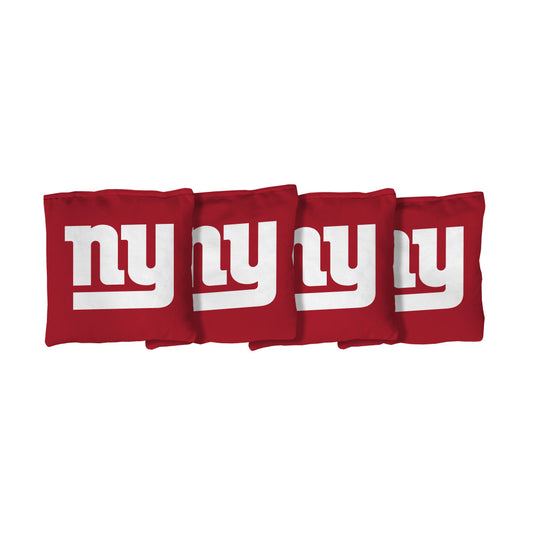 New York Giants | Red Corn Filled Cornhole Bags_Victory Tailgate_1