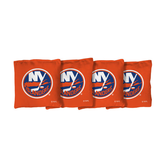 New York Islanders | Orange Corn Filled Cornhole Bags_Victory Tailgate_1