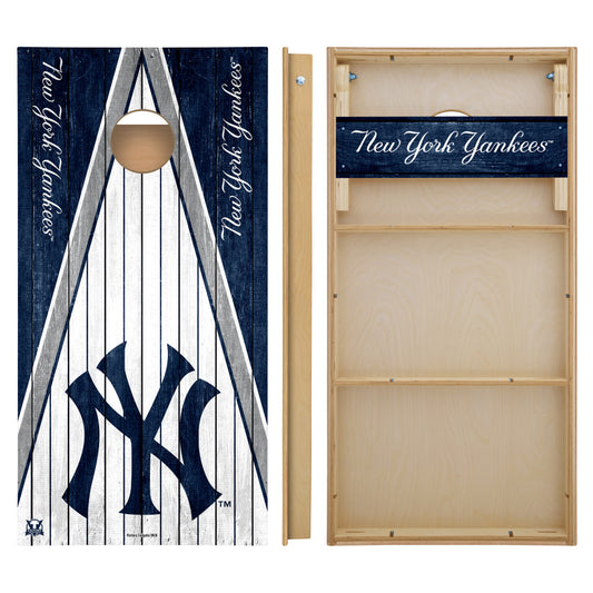 OFFICIALLY LICENSED - Bring your game day experience one step closer to your favorite team with this New York Yankees 2x4 Tournament Cornhole from Victory Tailgate_2