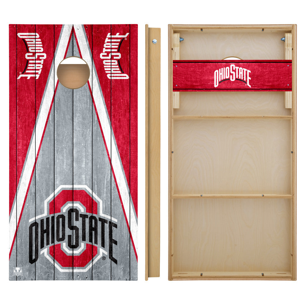 OFFICIALLY LICENSED - Bring your game day experience one step closer to your favorite team with this Ohio State University Buckeyes 2x4 Tournament Cornhole from Victory Tailgate_2