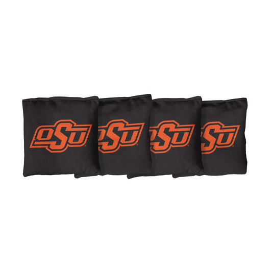Oklahoma State University Cowboys | Black Corn Filled Cornhole Bags_Victory Tailgate_1
