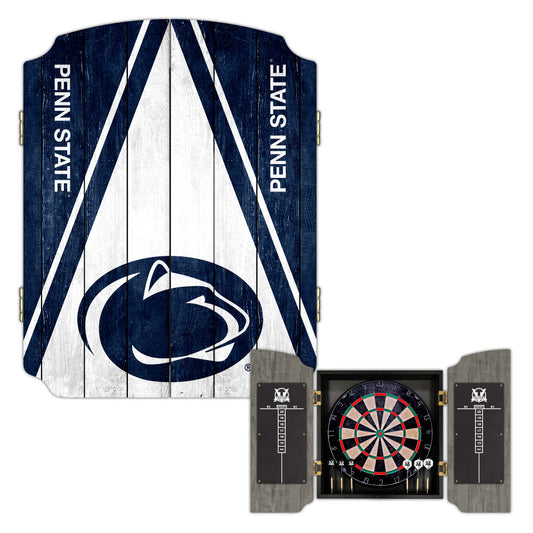 Penn State University Nittany Lions | Bristle Dartboard Cabinet Set_Victory Tailgate_1
