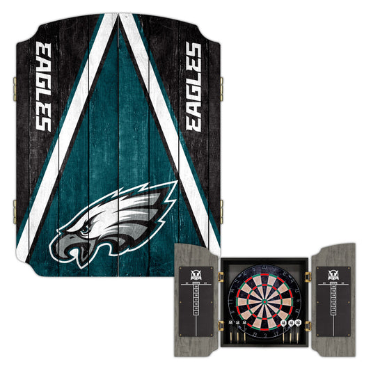 Philadelphia Eagles | Bristle Dartboard Cabinet Set_Victory Tailgate_1
