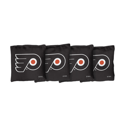 Philadelphia Flyers | Black Corn Filled Cornhole Bags_Victory Tailgate_1