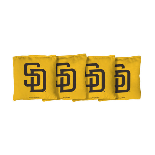 San Diego Padres | Yellow Corn Filled Cornhole Bags_Victory Tailgate_1