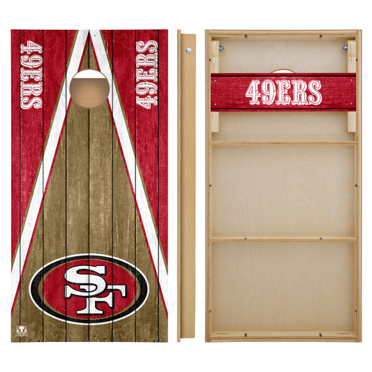 OFFICIALLY LICENSED - Bring your game day experience one step closer to your favorite team with this San Francisco 49ers 2x4 Tournament Cornhole from Victory Tailgate_2