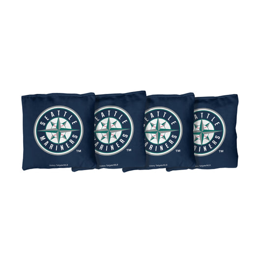 Seattle Mariners | Blue Corn Filled Cornhole Bags_Victory Tailgate_1