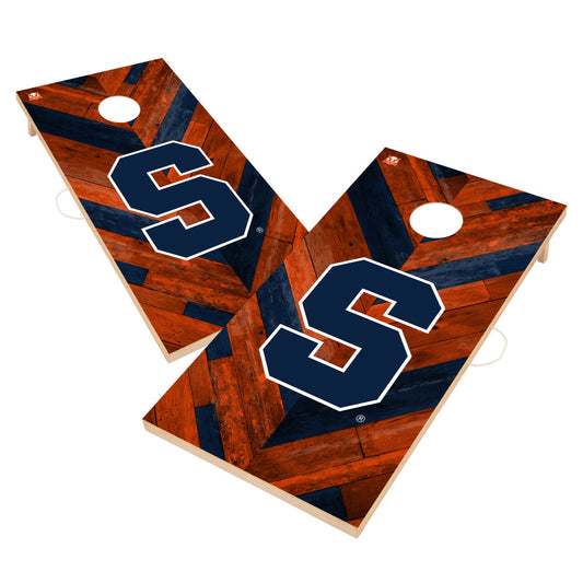 Syracuse University Orange | 2x4 Solid Wood Cornhole_Victory Tailgate_1