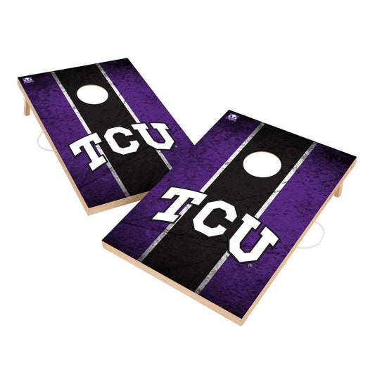 Texas Christian University Horned Frogs | 2x3 Solid Wood Cornhole_Victory Tailgate_1