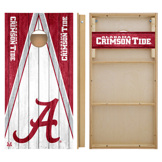 OFFICIALLY LICENSED - Bring your game day experience one step closer to your favorite team with this University of Alabama Crimson Tide 2x4 Tournament Cornhole from Victory Tailgate_2