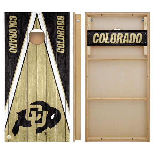 OFFICIALLY LICENSED - Bring your game day experience one step closer to your favorite team with this University of Colorado Buffaloes 2x4 Tournament Cornhole from Victory Tailgate_2
