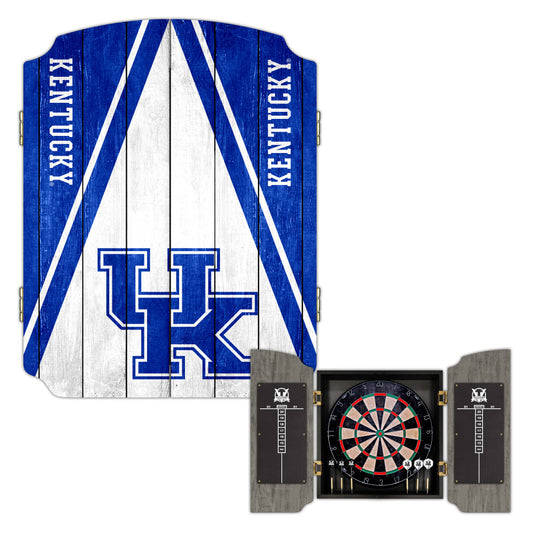University of Kentucky Wildcats | Bristle Dartboard Cabinet Set_Victory Tailgate_1