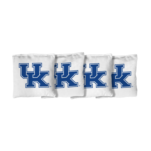University of Kentucky Wildcats | White Corn Filled Cornhole Bags_Victory Tailgate_1