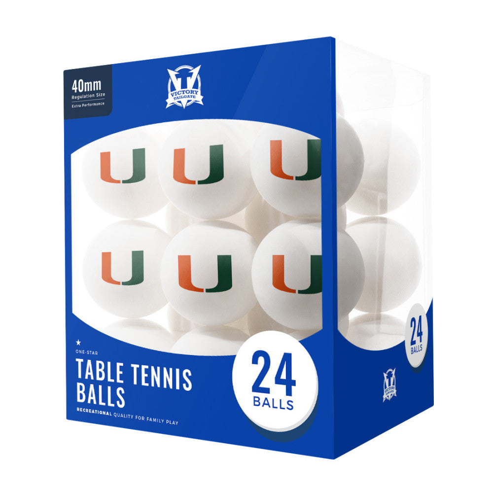 University of Miami Hurricanes | Ping Pong Balls_Victory Tailgate_1