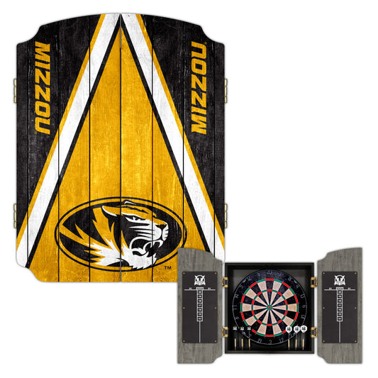 University of Missouri Tigers | Bristle Dartboard Cabinet Set_Victory Tailgate_1