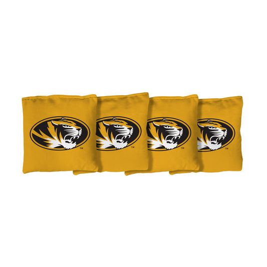 University of Missouri Tigers | Gold Corn Filled Cornhole Bags_Victory Tailgate_1