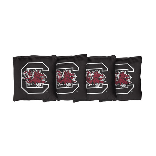 University of South Carolina Gamecocks | Black Corn Filled Cornhole Bags_Victory Tailgate_1