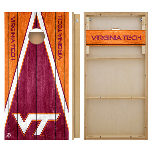 OFFICIALLY LICENSED - Bring your game day experience one step closer to your favorite team with this Virginia Tech Hokies 2x4 Tournament Cornhole from Victory Tailgate_2