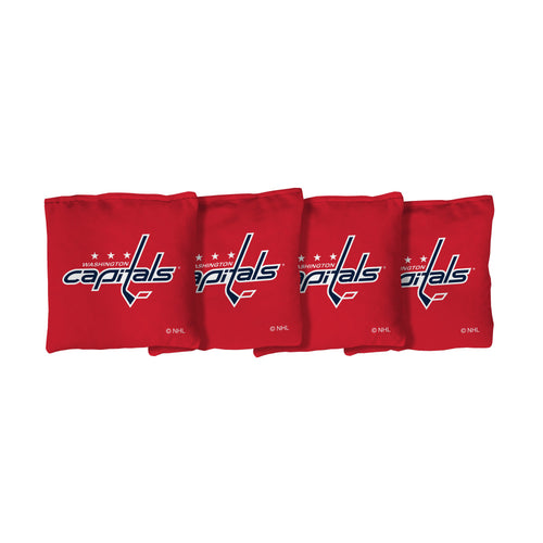 Washington Capitals | Red Corn Filled Cornhole Bags_Victory Tailgate_1
