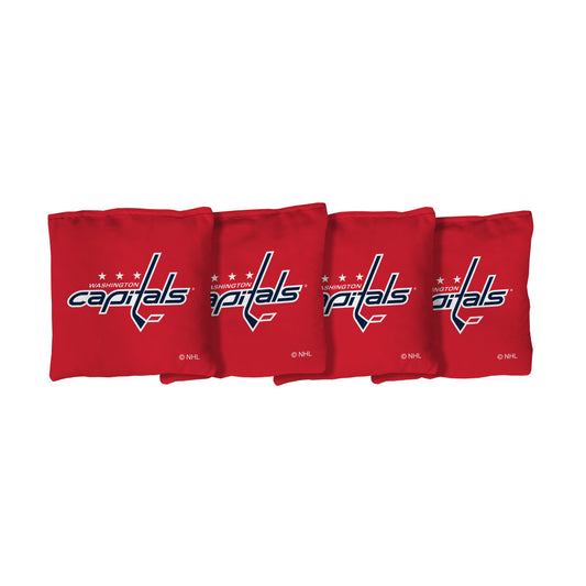 Washington Capitals | Red Corn Filled Cornhole Bags_Victory Tailgate_1