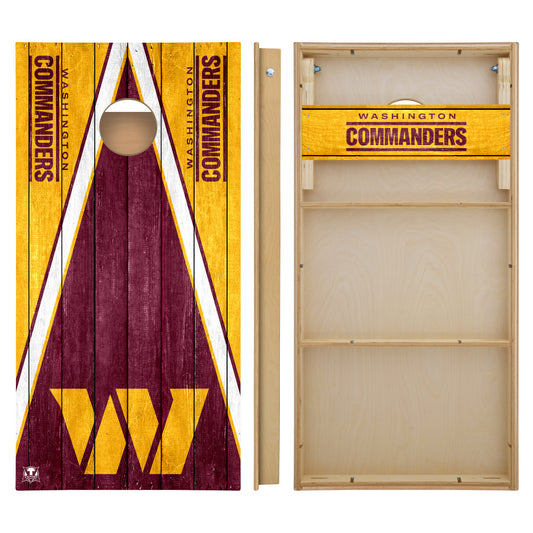 OFFICIALLY LICENSED - Bring your game day experience one step closer to your favorite team with this Washington Commanders 2x4 Tournament Cornhole from Victory Tailgate_2