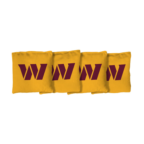 Washington Commanders | Yellow Corn Filled Cornhole Bags_Victory Tailgate_1