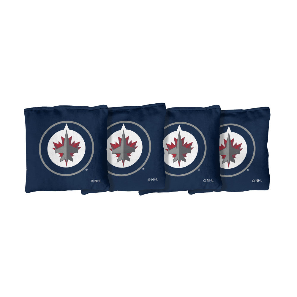 Winnipeg Jets Blue Corn Filled Cornhole Bags Victory Tailgate
