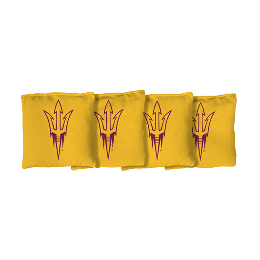Arizona State University Sun Devils | Yellow Corn Filled Cornhole Bags