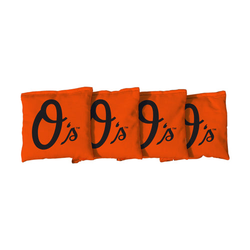 Baltimore Orioles | Orange Corn Filled Cornhole Bags