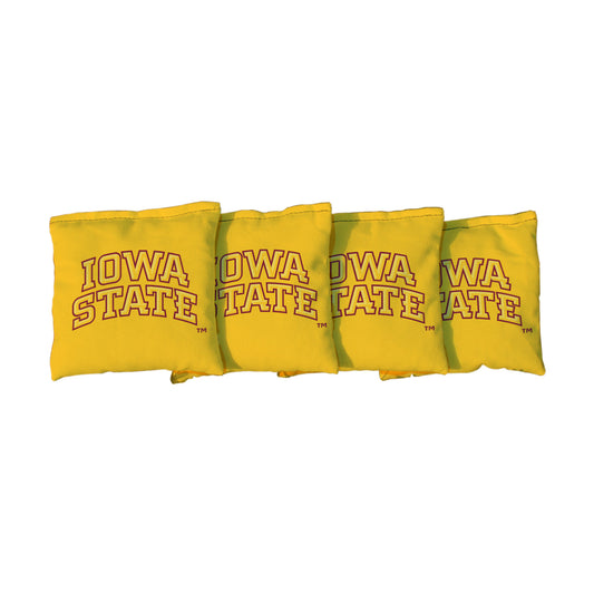 Iowa State University Cyclones | Yellow Corn Filled Cornhole Bags